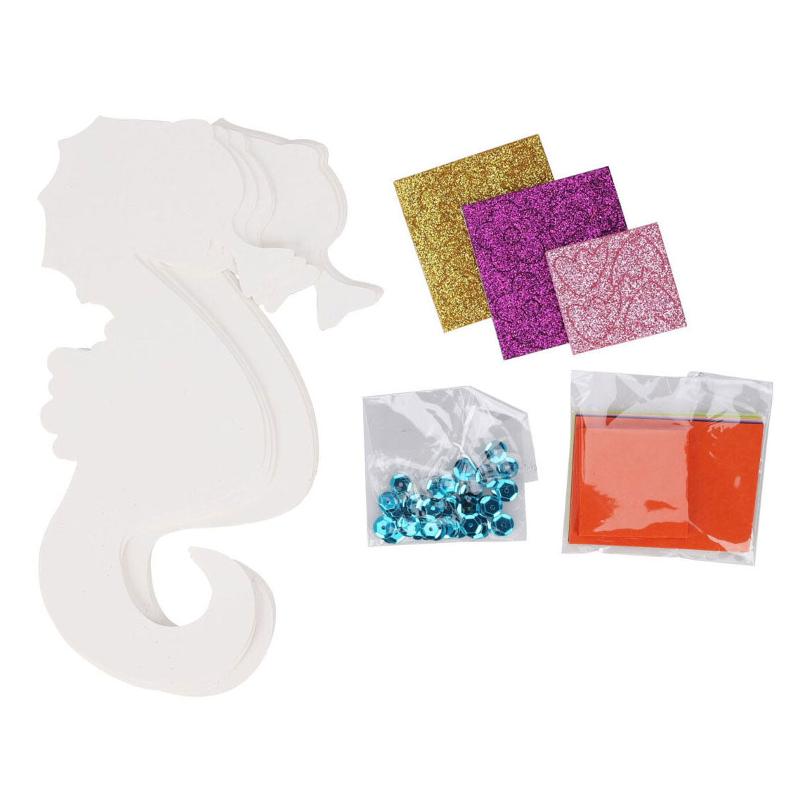 Machen Sie Ihre eigene Glitzerdesignkarte, setzen Sie 8 Karten