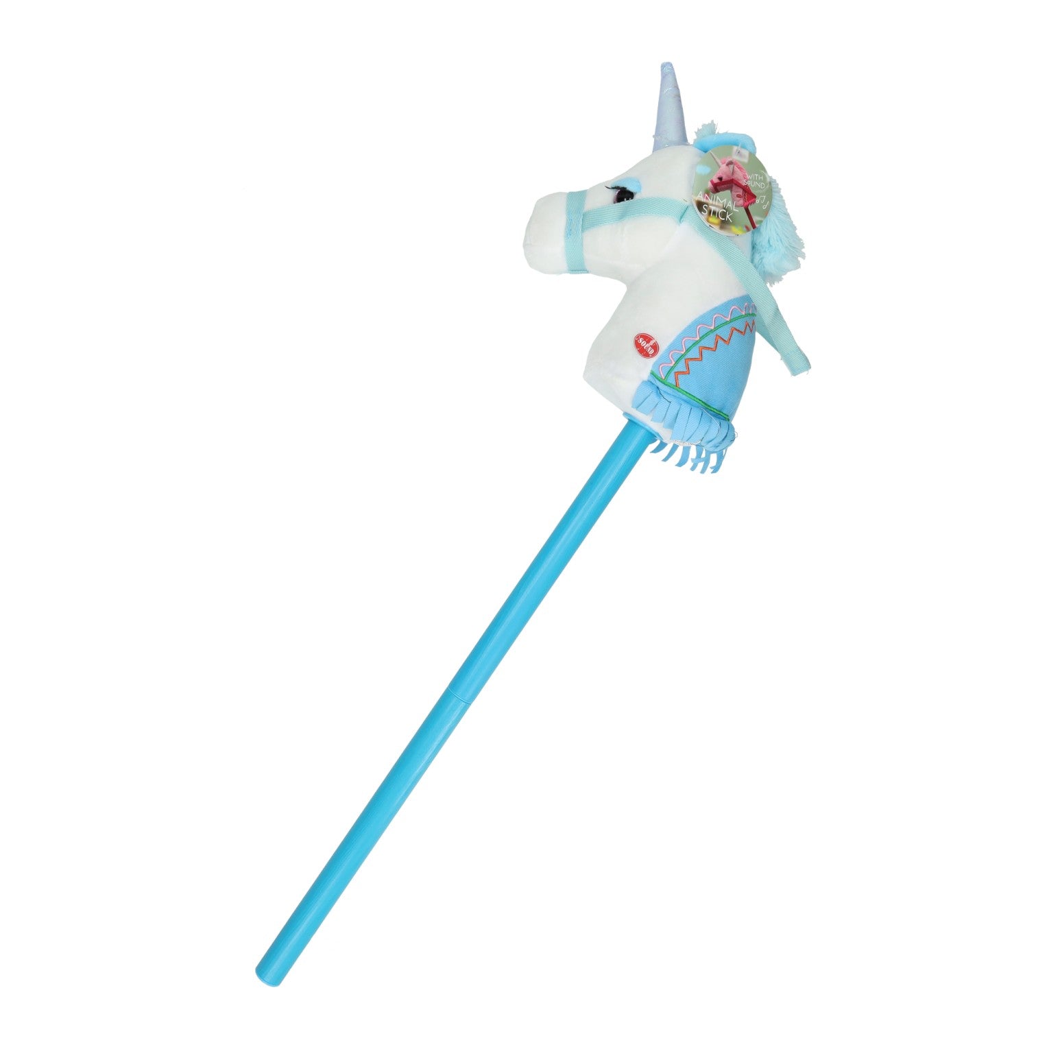 Stochaard Eenhoorn mit schallblau