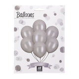 Ballons Silber, 18st. - afbeelding 2