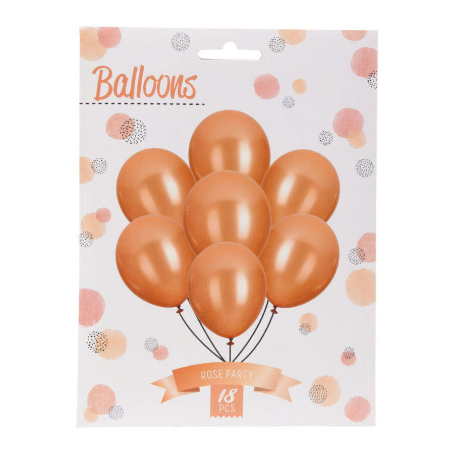 Luftballons 18. 12 Zoll Rose g