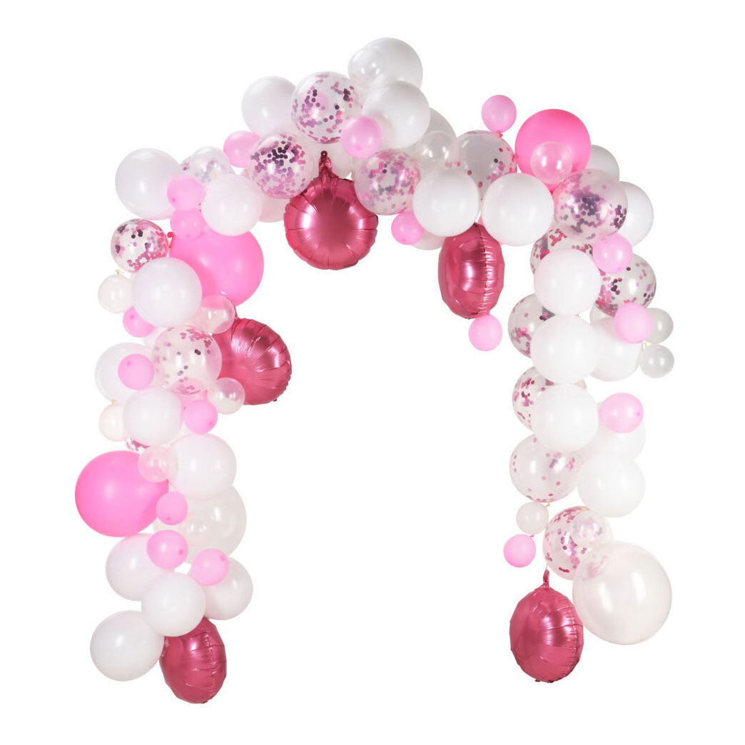 Bauen Sie Ihren eigenen Ballonbogenset Pink, 120DLG.