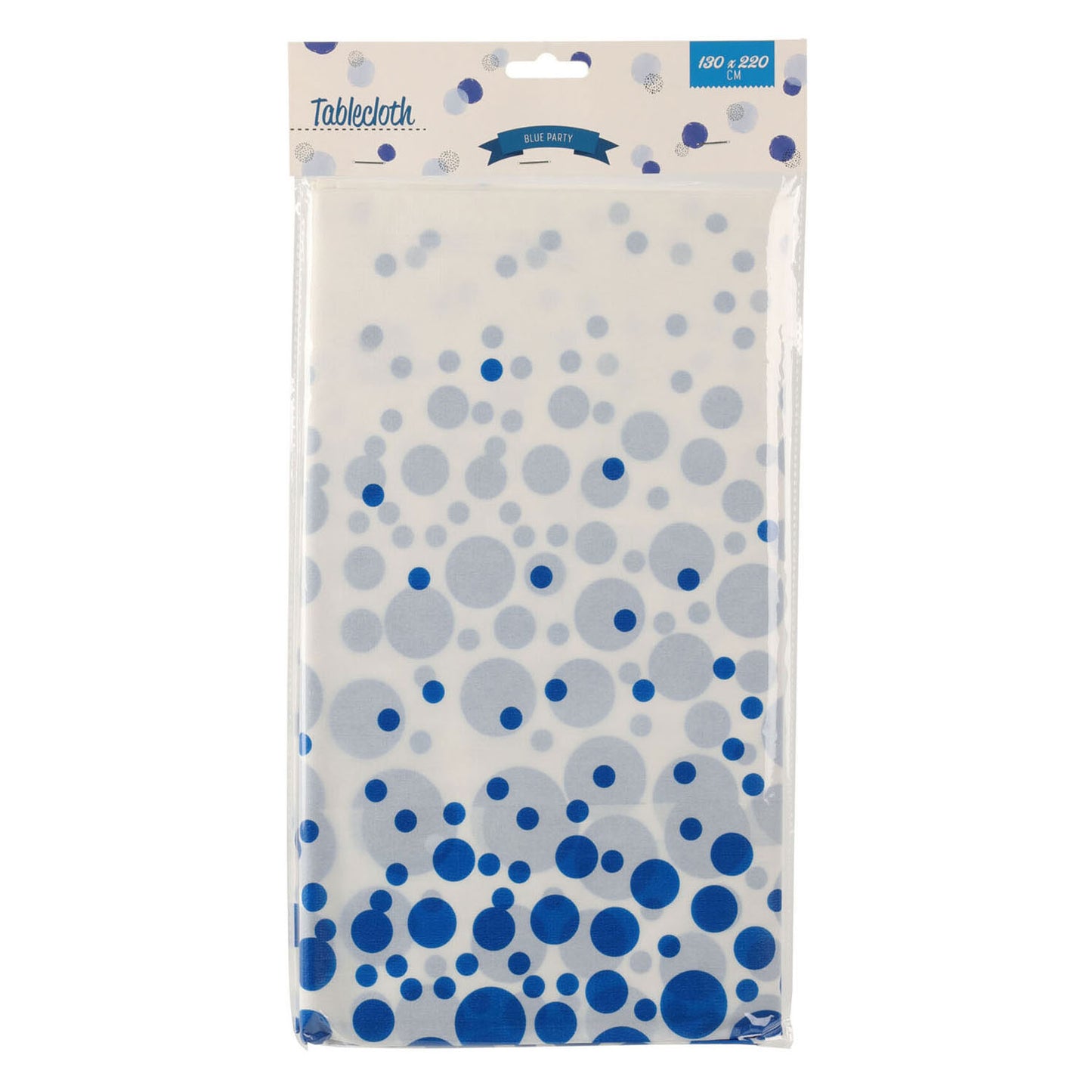 Tischdecke blau, 130x220cm