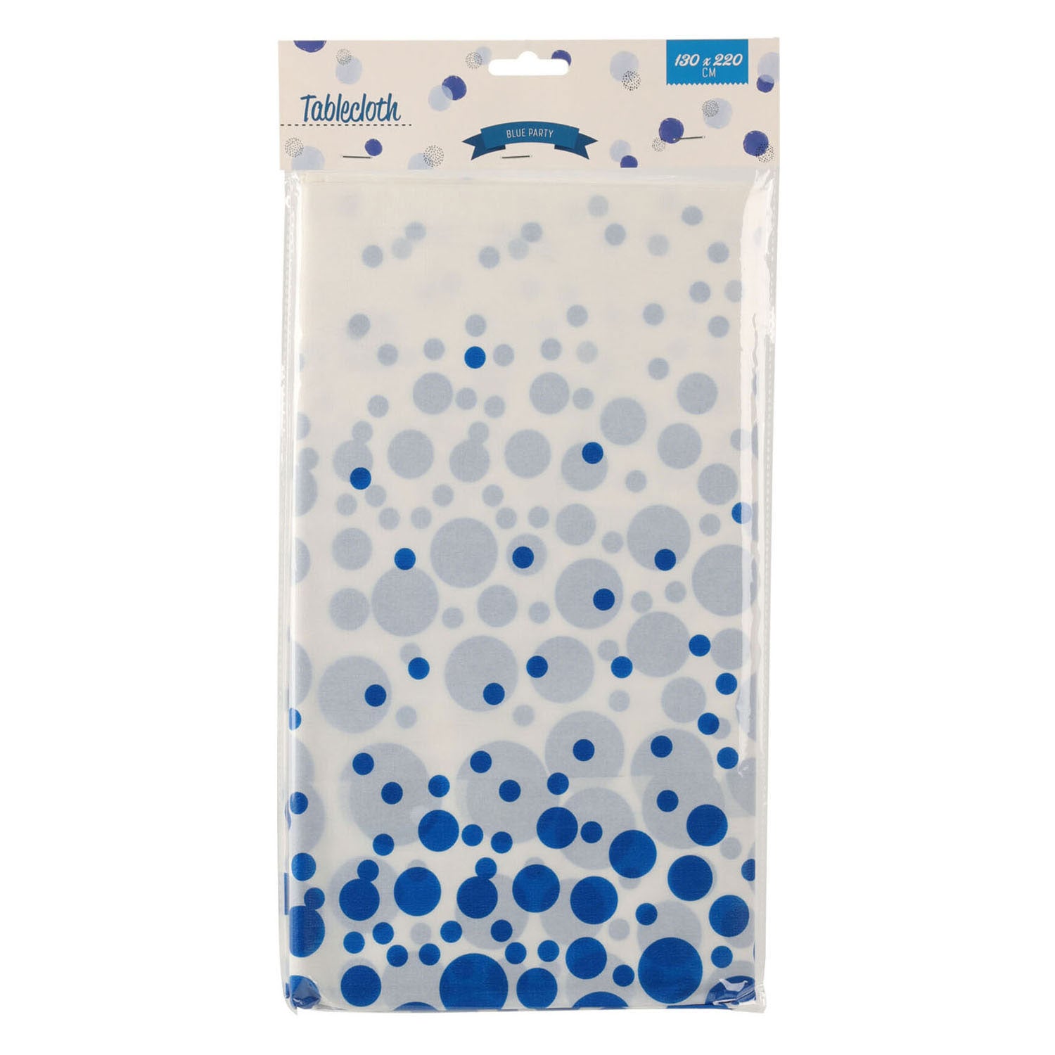 Tischdecke blau, 130x220cm