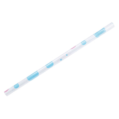 Geschenkpapier blaue rosa Punkte, 4mtr.