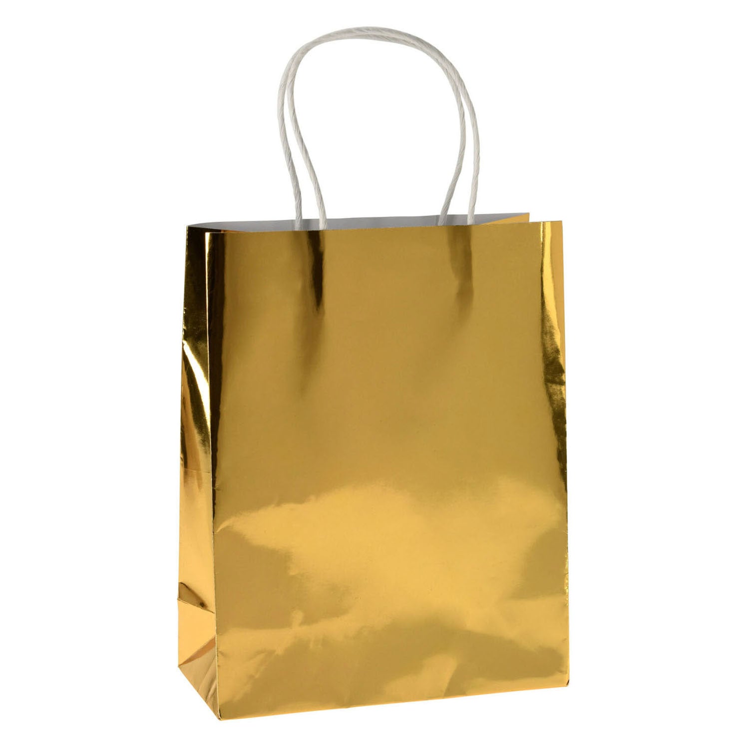 Mittelgroße Geschenktüte Gold
