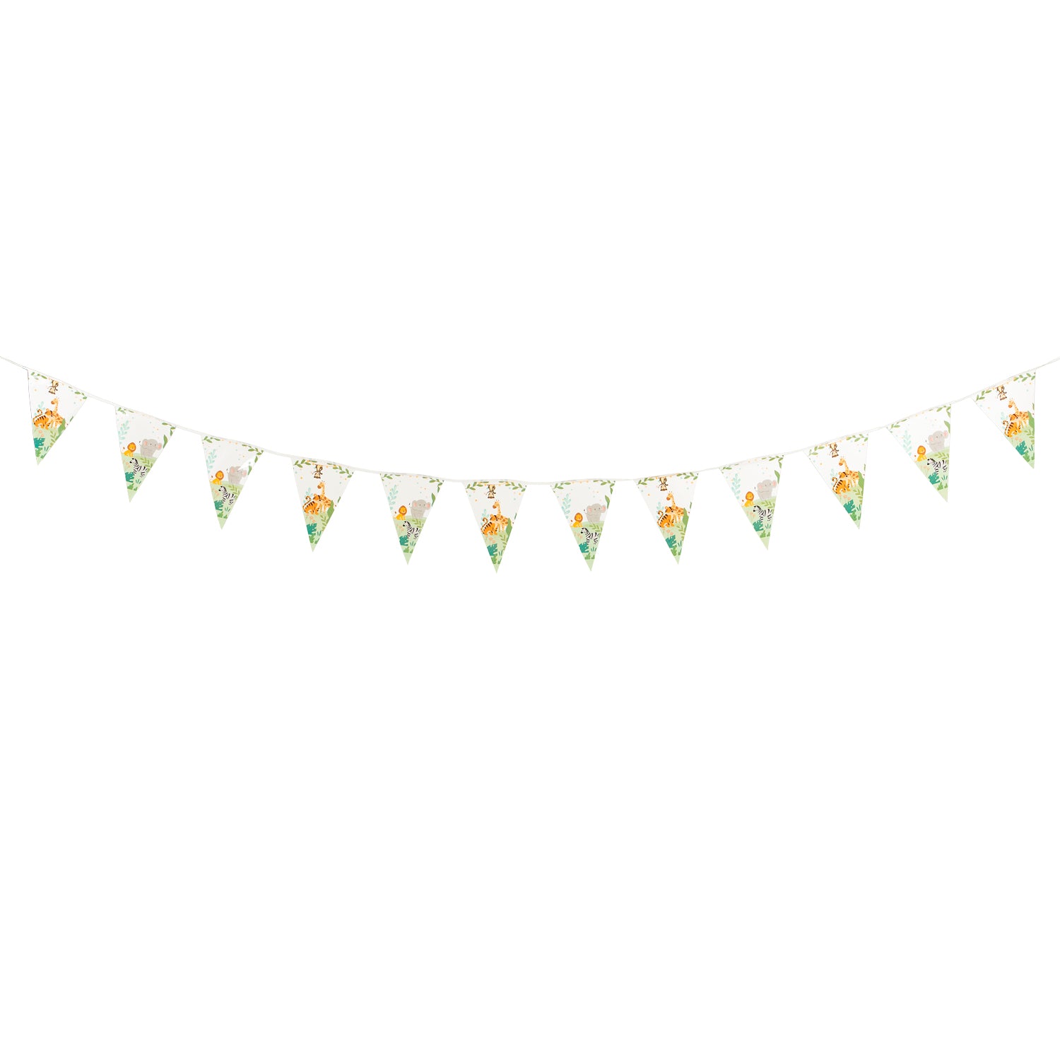 Flag -Linie Dschungeltiere, 3,5 mtr.
