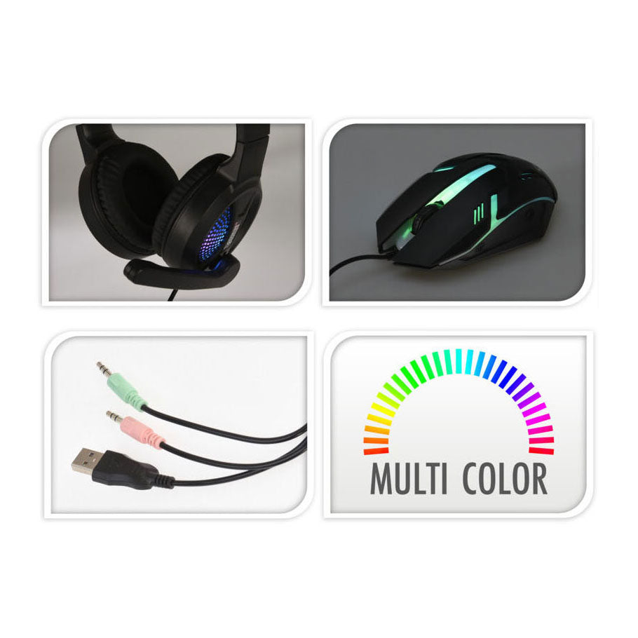 Gaming -Set -Maus -Tastaturkopfhörer 3in1