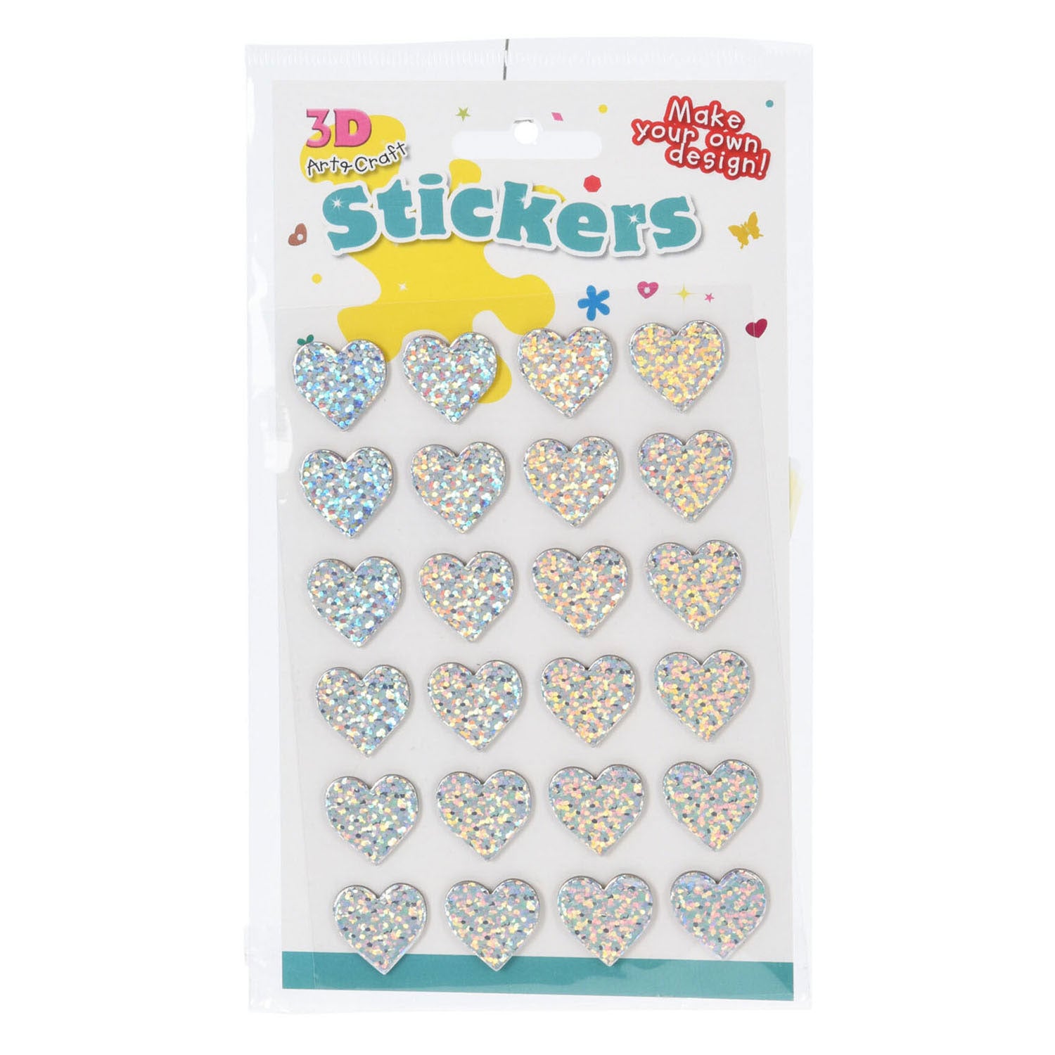 3D -Aufkleber Hartjes, 24st.