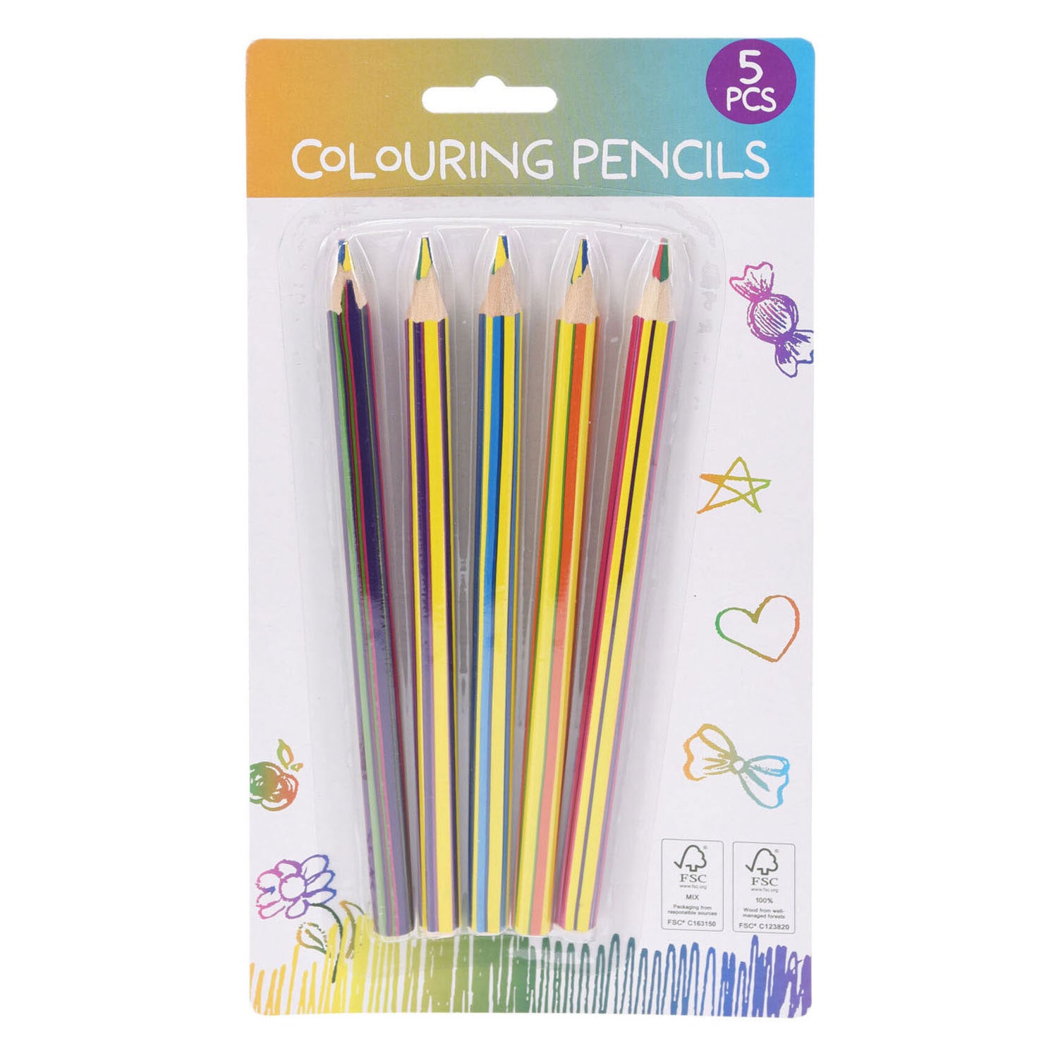 Farbige Stifte Multicolor, 5st.