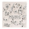 Aufkleber 3D -Musikdesign