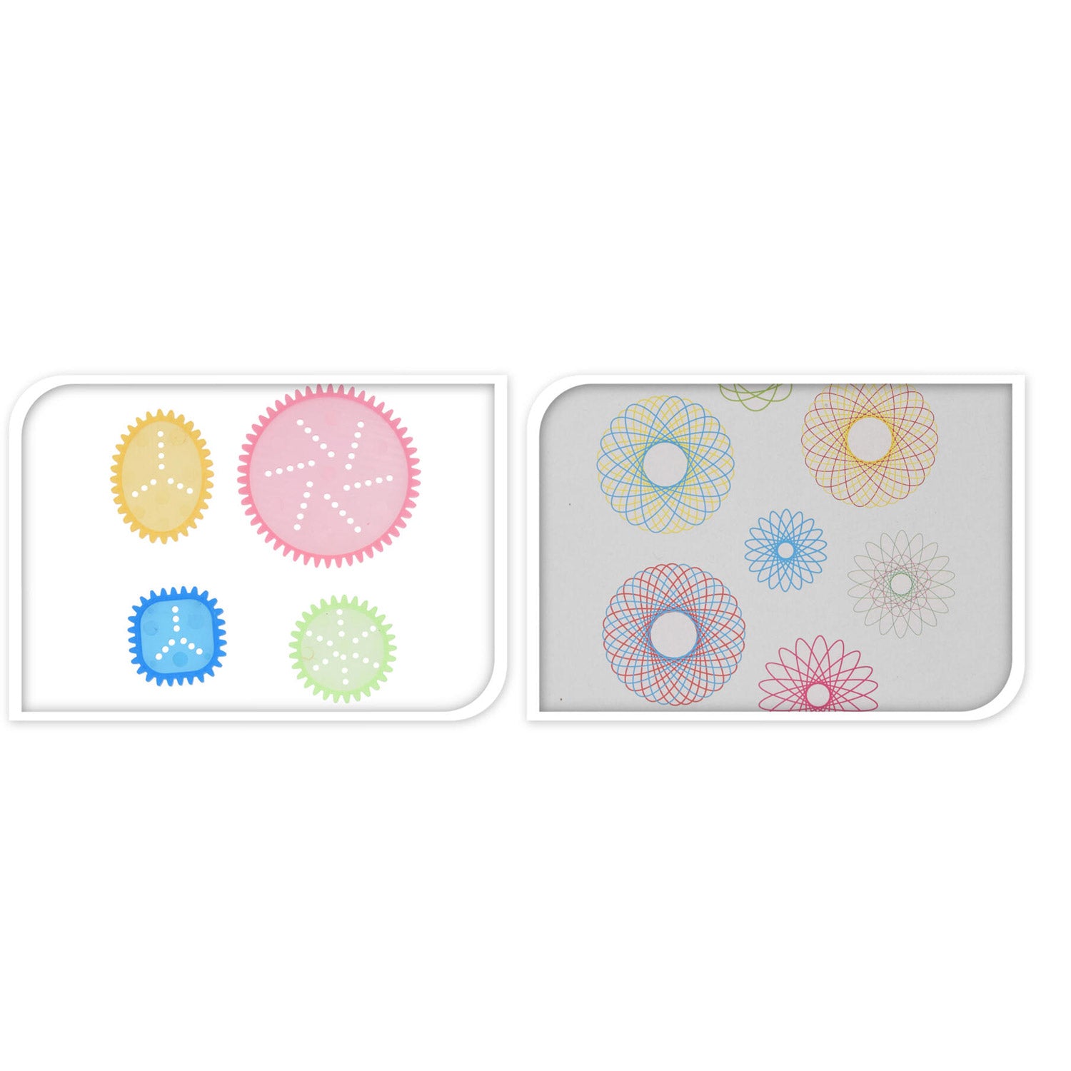 Spiralspirograph -Set zeichnen