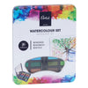 Aquarell -Set mit Pinsel, 36 Farben