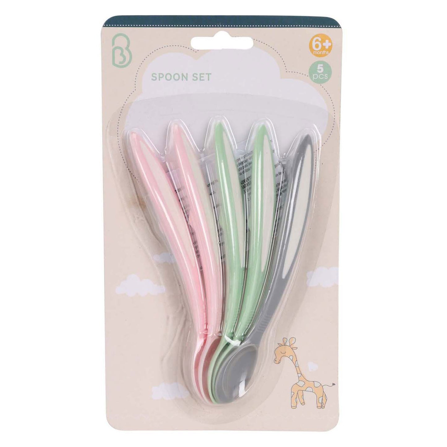 Set von Babyloepels Pastell, 5st.
