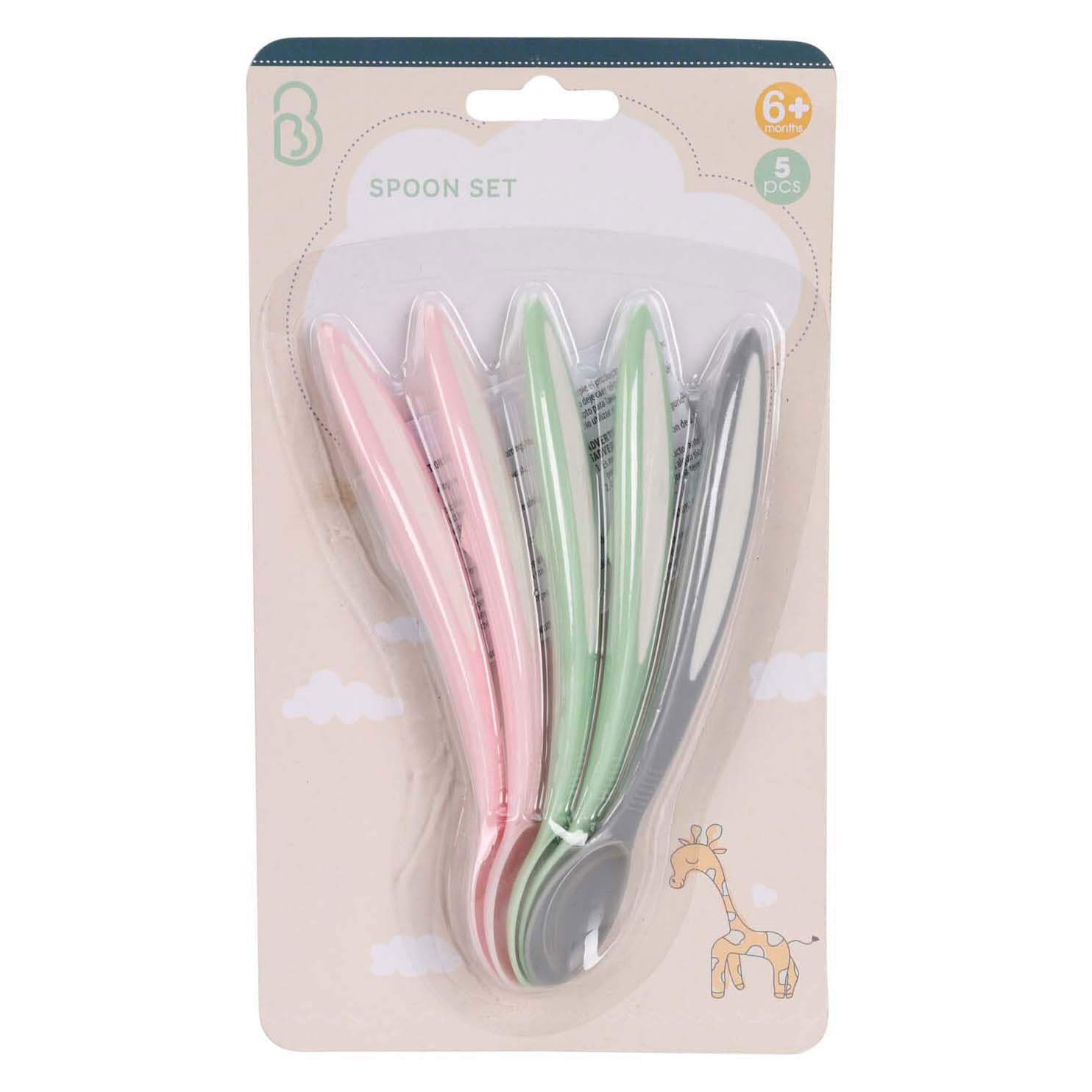 Set von Babyloepels Pastell, 5st.