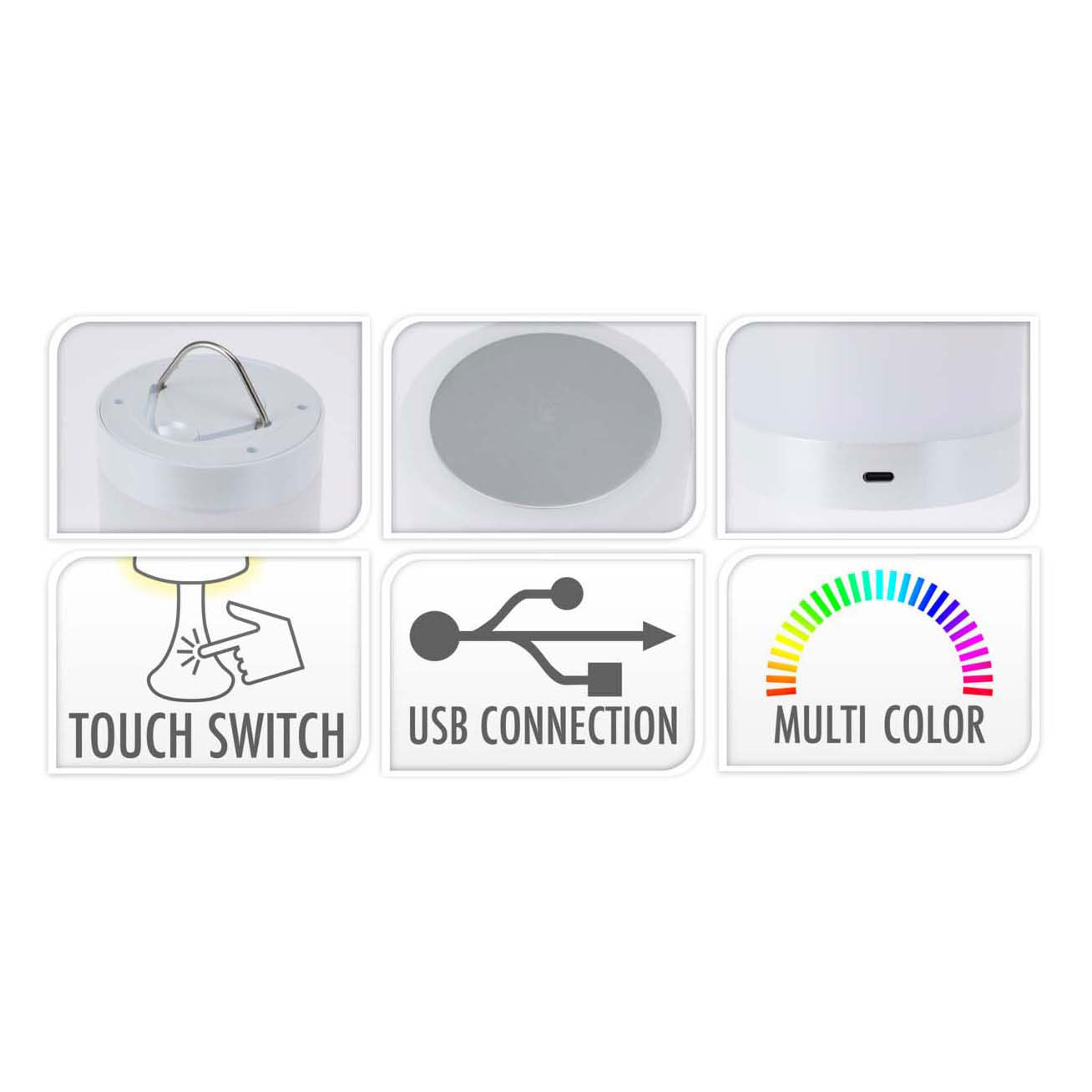 Wiederaufladbare Touch-Lampe