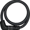 Abus Microflex 6615C 120 15 Schwarzkabelschloss