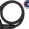 Abus Microflex 6615C 120 15 Schwarzkabelschloss