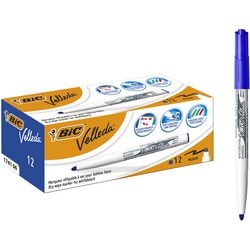 Whiteboard-Marker Bic 1741 Velleda Kunststoffhalter breit 1-4 mm blau rund