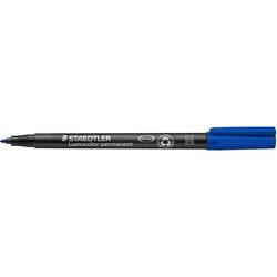 Stift Staedtler Lumocolor 317 Faser 1mm blau wasserfest