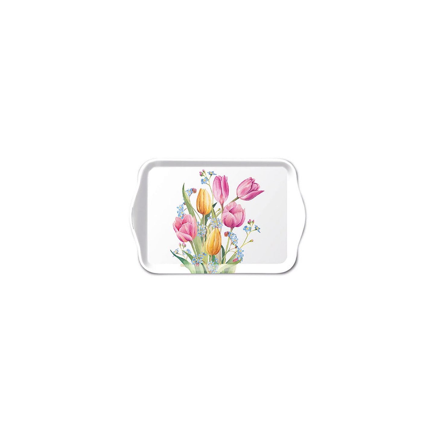 Ambiente Tablett Tulpenstrauß 13x21cm