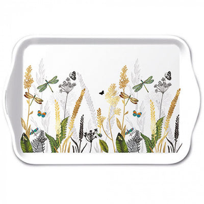 Ambiente Tablett Zierblumen 13x21cm