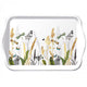Ambiente Tablett Zierblumen 13x21cm