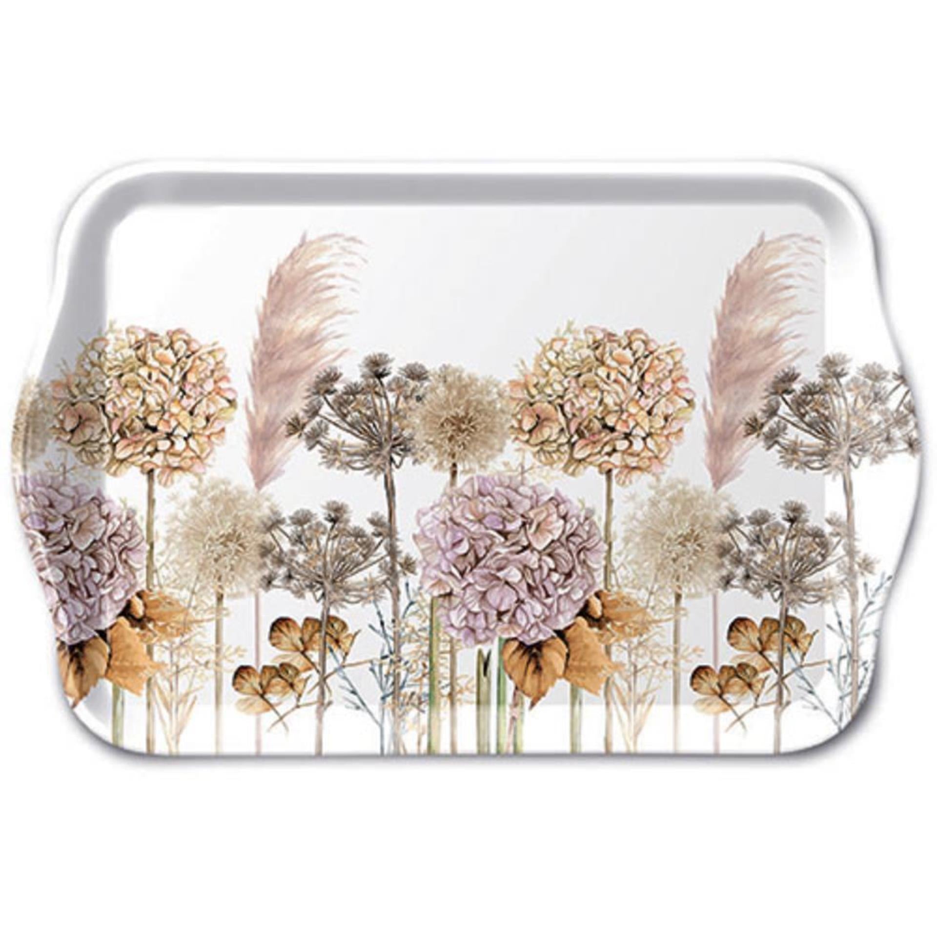 Ambiente Tablett 13x21cm Trockenblumen