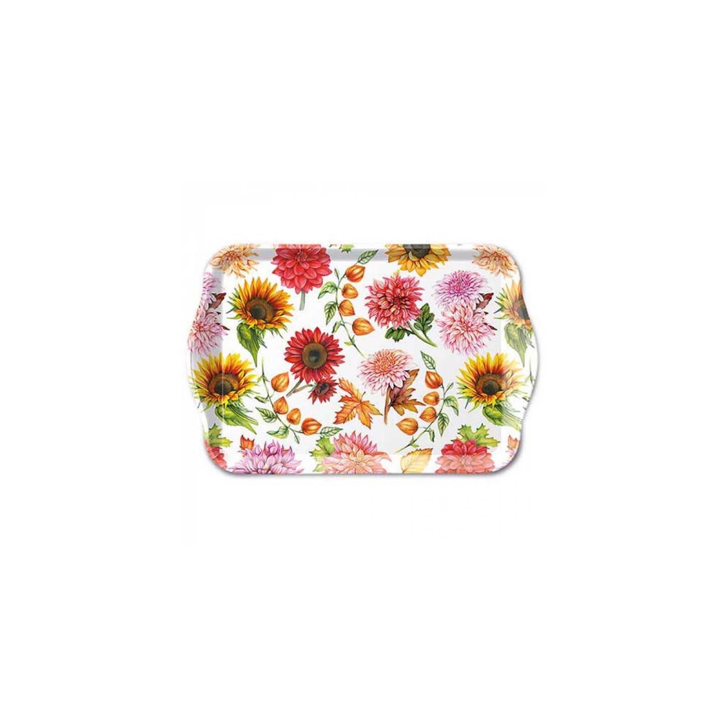 Ambiente Tablett 13x21cm Herbstblüte