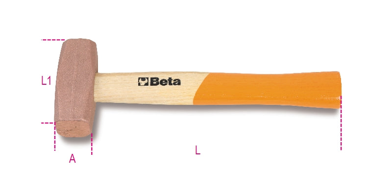 Beta-Kupferhammer 800gr 1385 34