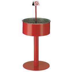 Sandascher Stahl 67x64cm rot
