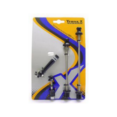 Tranzx jd-060 Schnellspanner mit Schloss 2xm5 und 1xm6 schwarz auf Karte