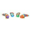 Spielzeugraupe in Regenbogenfarben – 18 cm