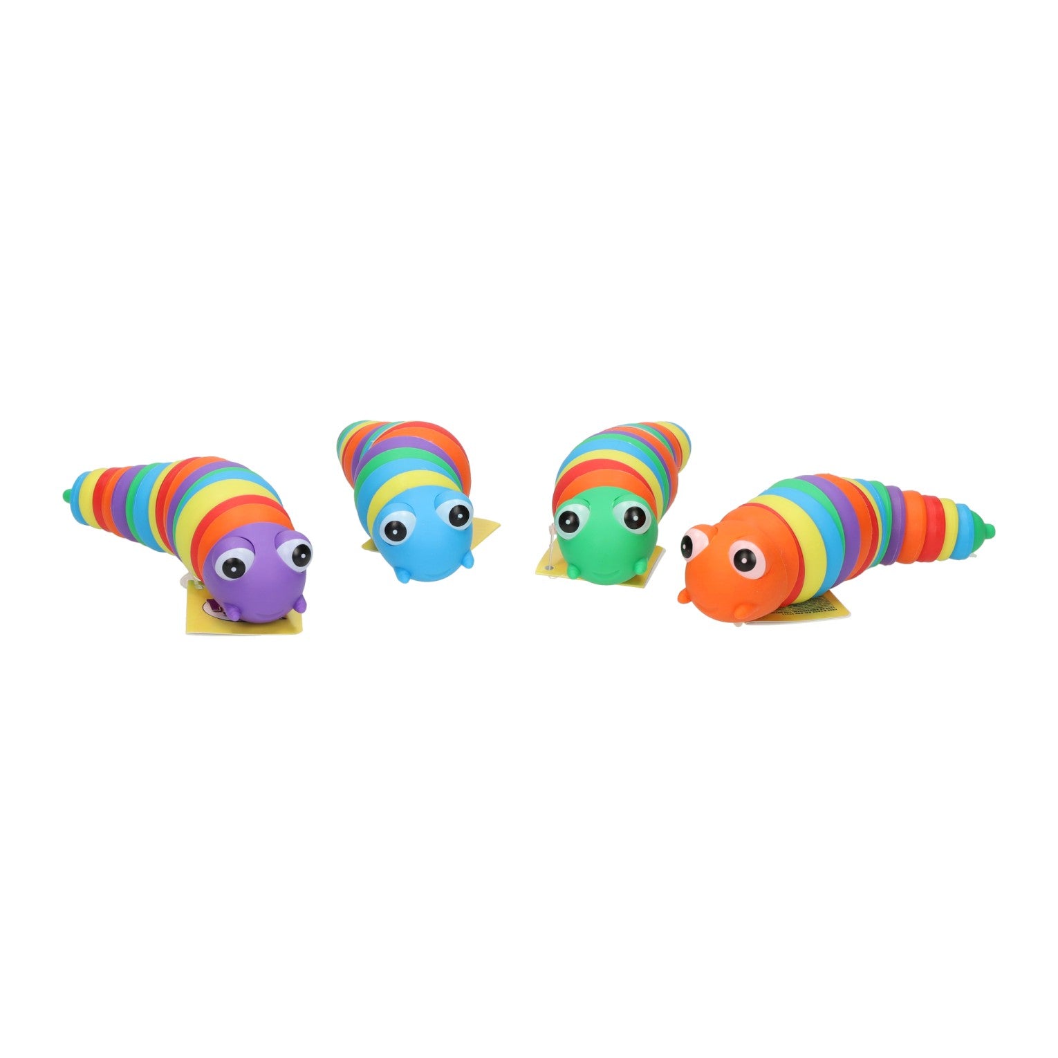 Spielzeugraupe in Regenbogenfarben – 18 cm