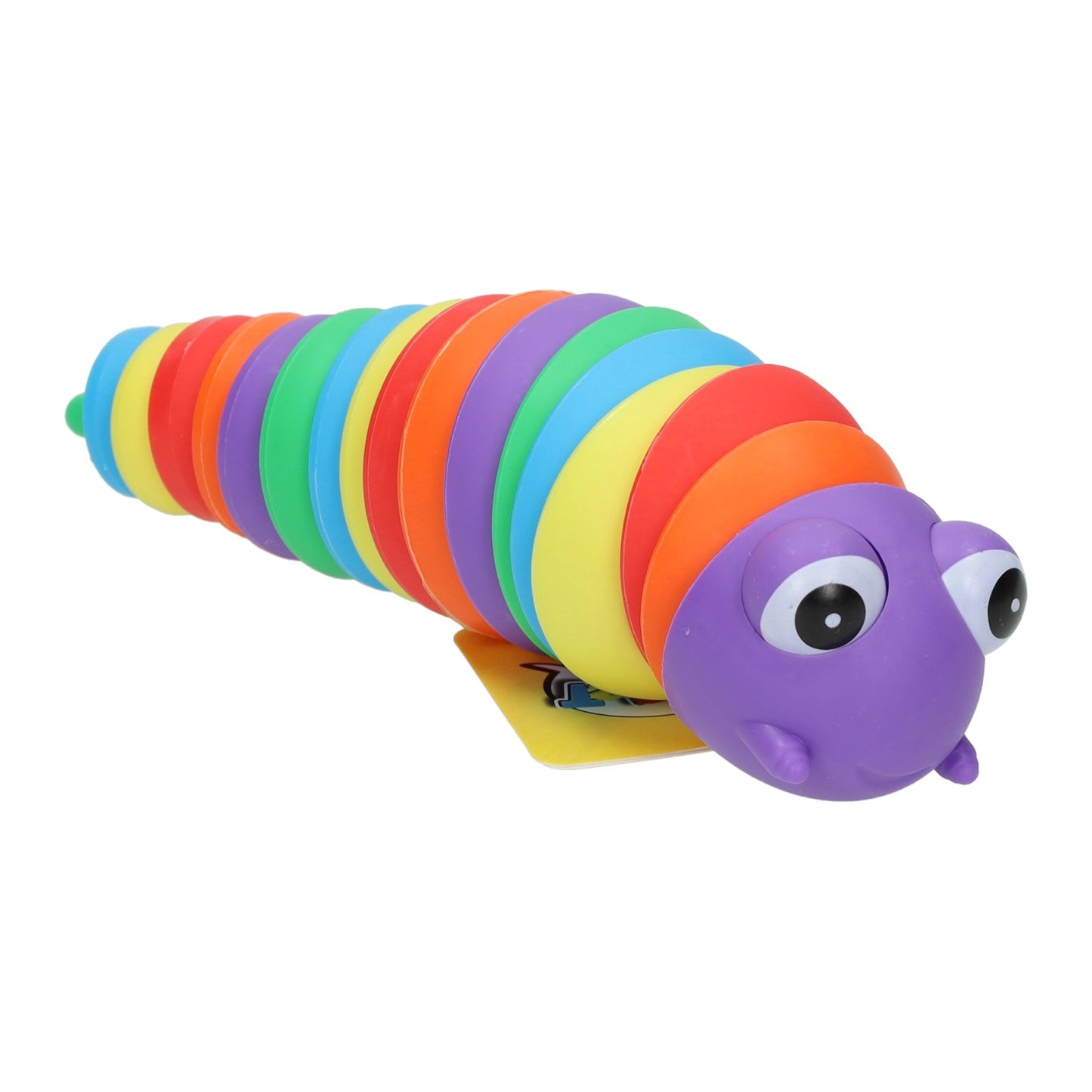 Spielzeugraupe in Regenbogenfarben – 18 cm