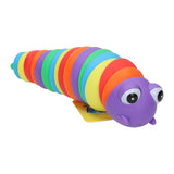 Spielzeugraupe in Regenbogenfarben – 18 cm - afbeelding 3