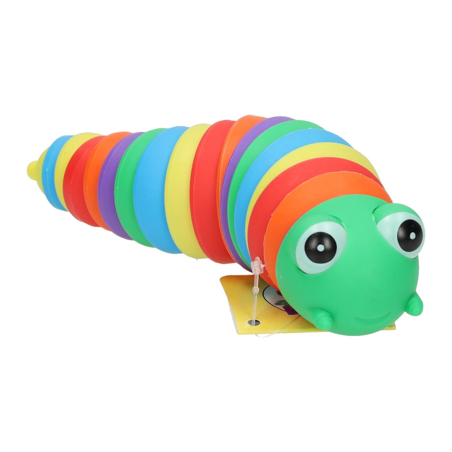 Spielzeugraupe in Regenbogenfarben – 18 cm