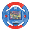 Geduldsspiel mit Wasser in Form eines Lenkrads