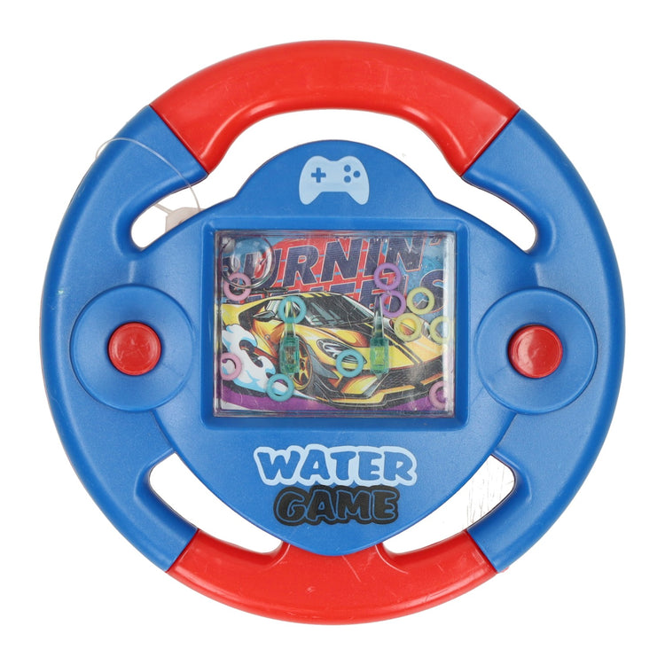 Geduldsspiel mit Wasser in Form eines Lenkrads
