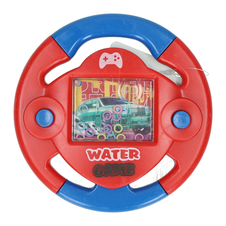 Geduldsspiel mit Wasser in Form eines Lenkrads