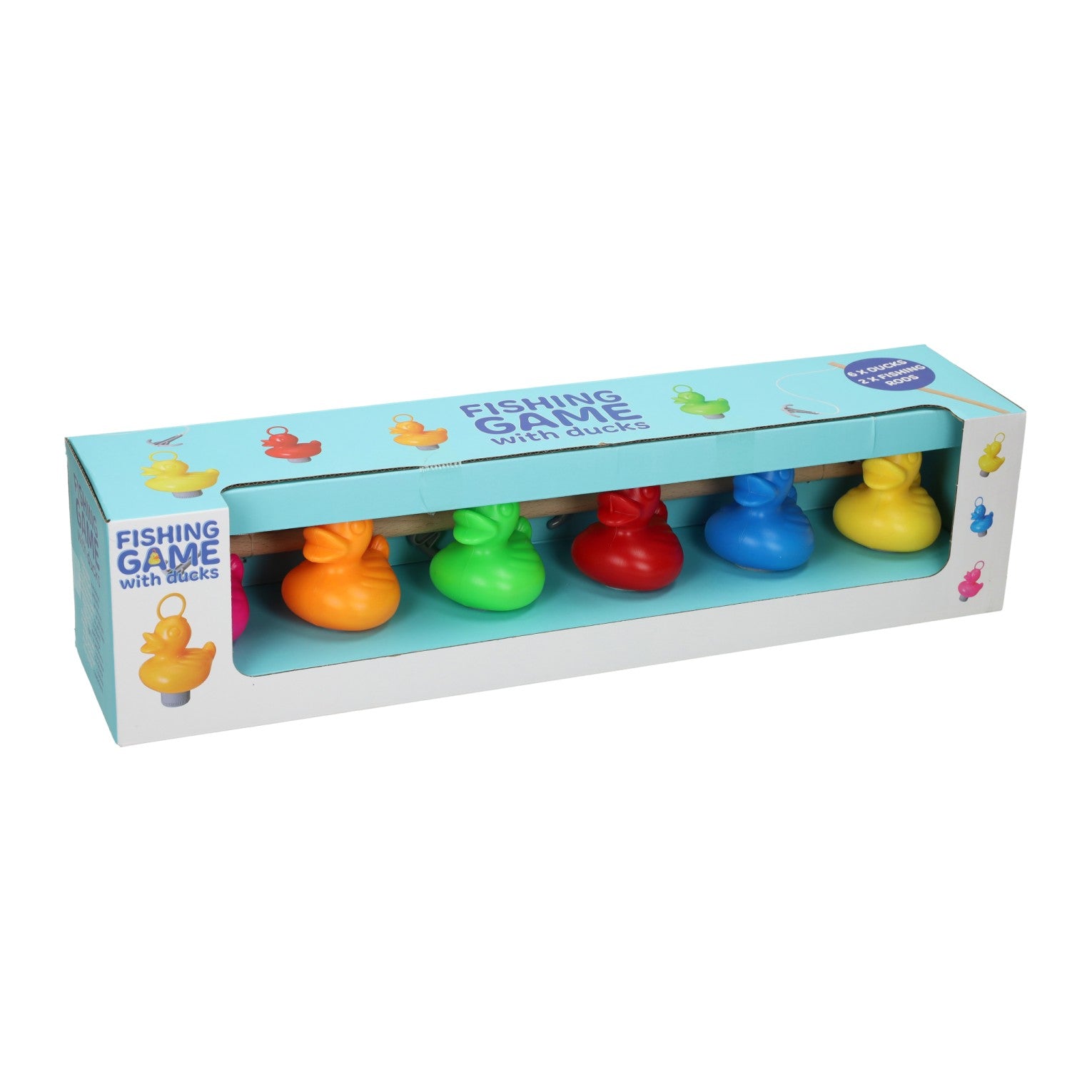 Entenfangspiel mit 6 Enten