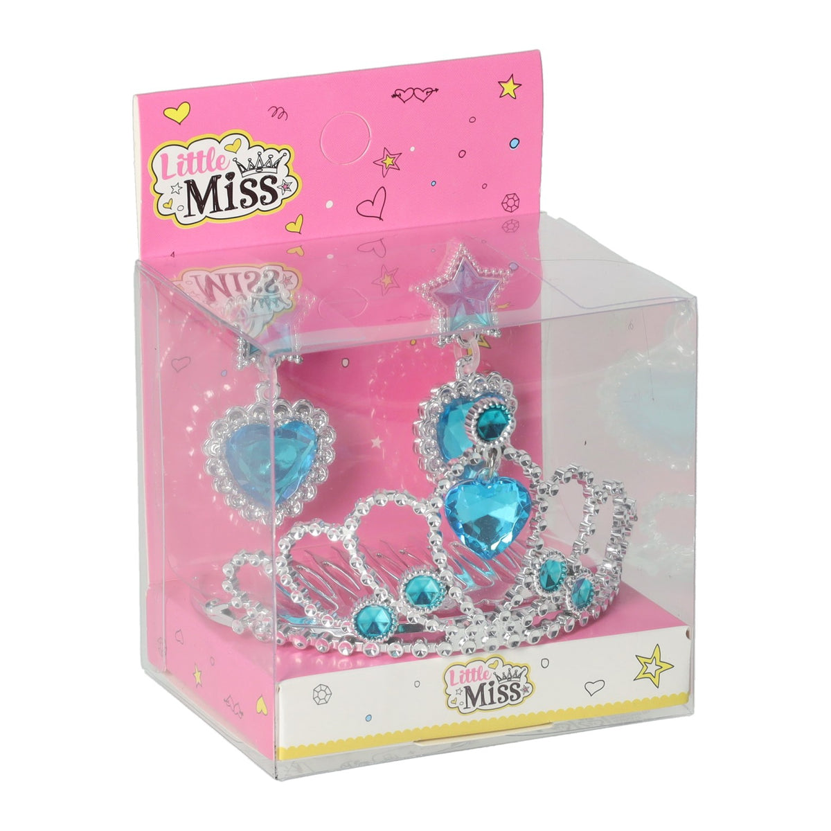 Prinzessin-Accessoire-Set, Tiara und Ohrringe