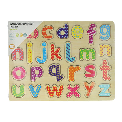 Alphabet-Puzzle aus Holz - 26 Teile.