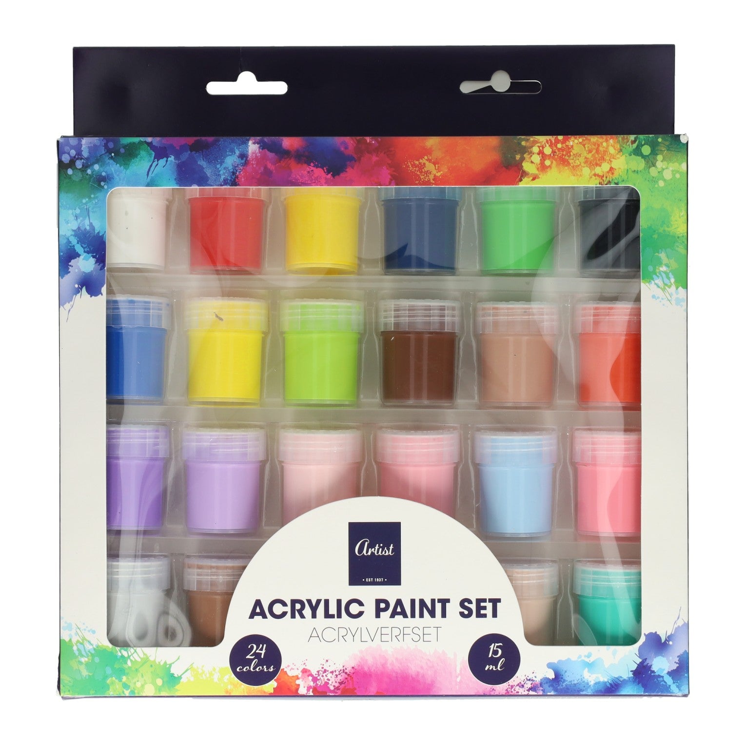 Acrylfarben-Set 24 Farben – 15 ml
