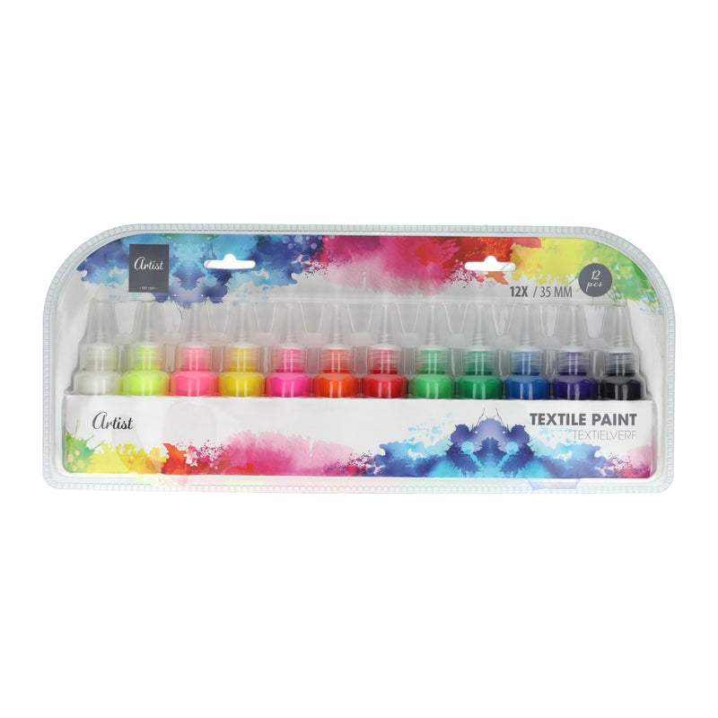 Stofffarbe 35 ml - 12 Stk.