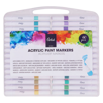 Set Acrylmarker – 60 Stück.
