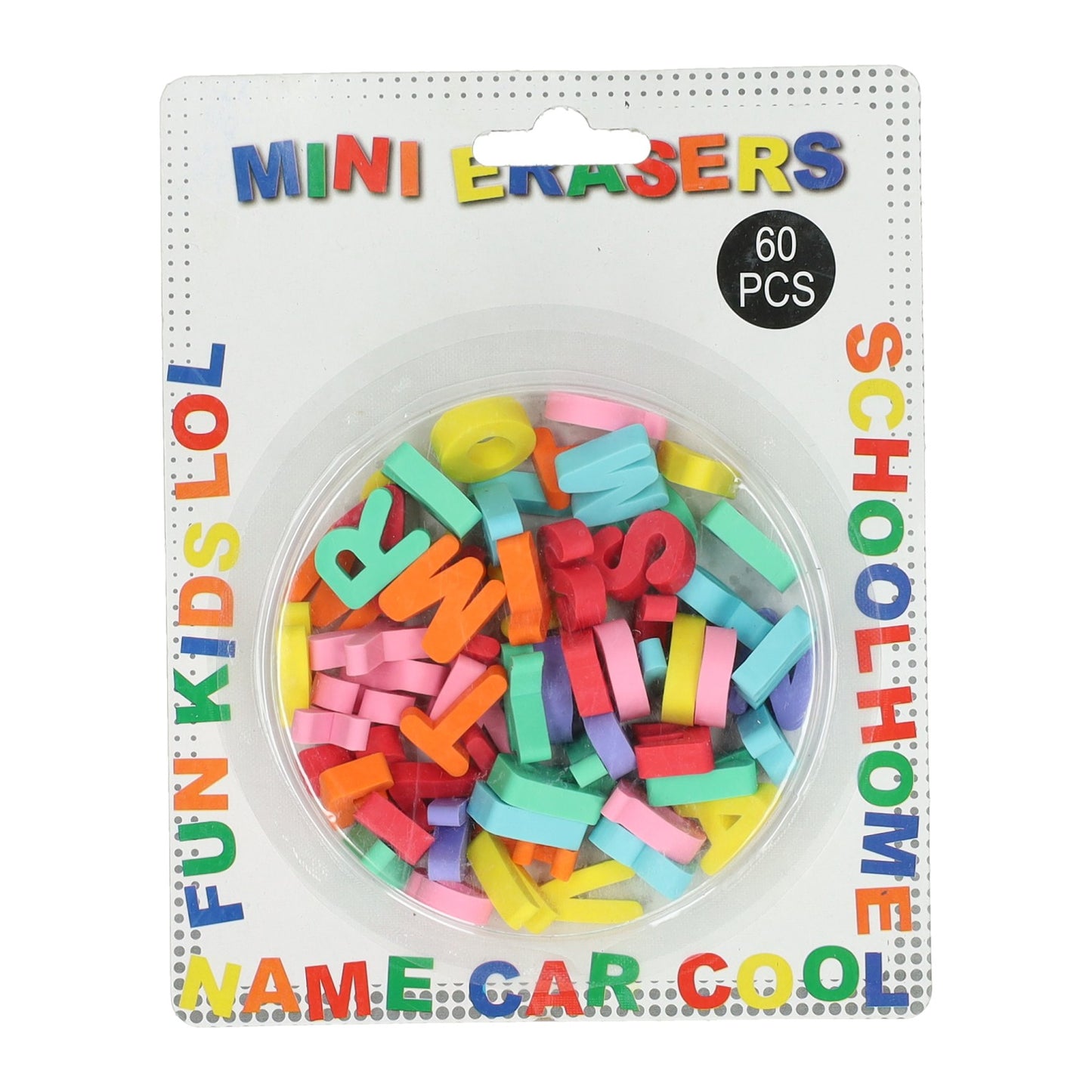 Radiergummi-Set Alphabet - 60-tlg.