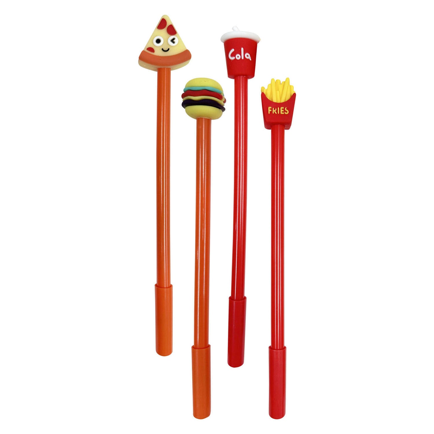 Set Fast-Food-Gelstifte im Etui, 4-teilig