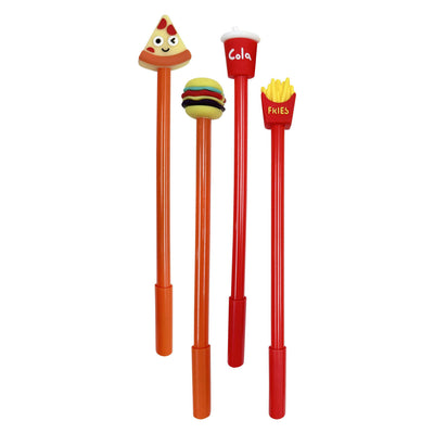Set Fast-Food-Gelstifte im Etui, 4-teilig