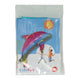 Aufblasbarer Delphin in Regenbogenfarben