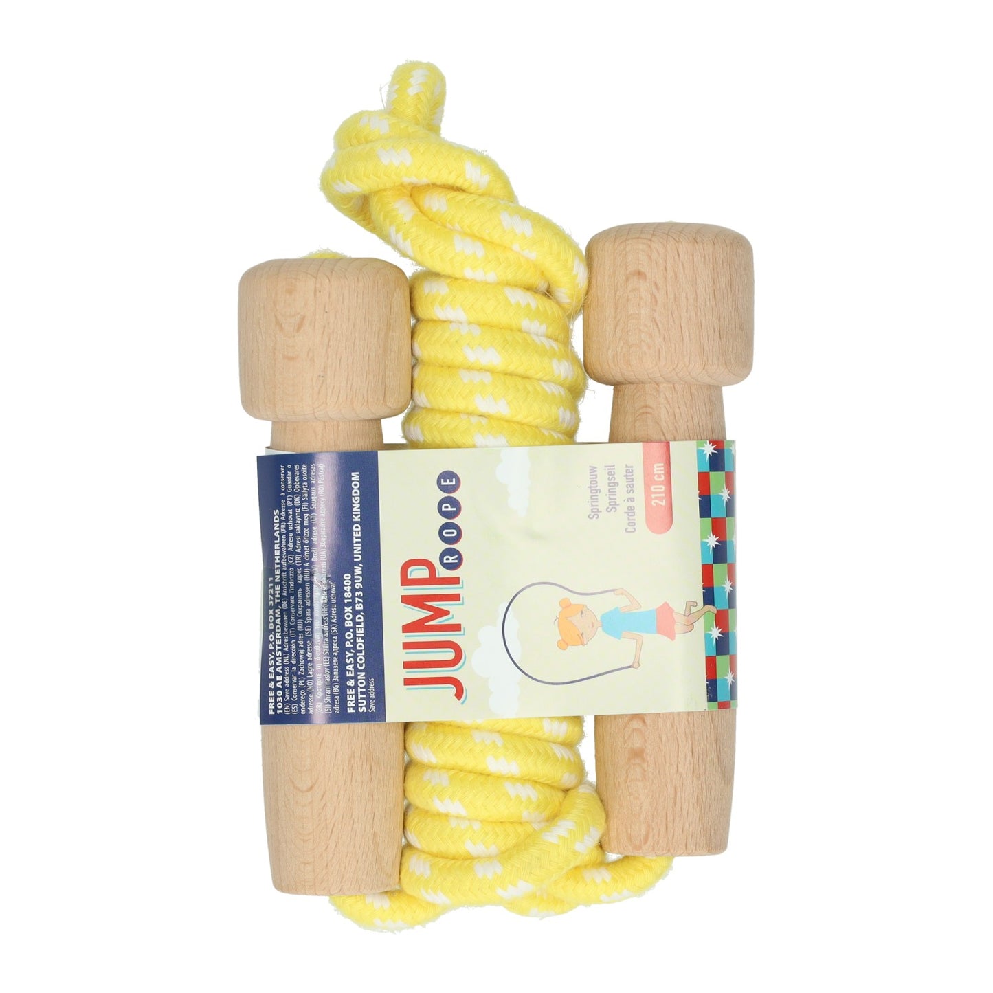 Springseil mit Holzgriffen – 210 cm